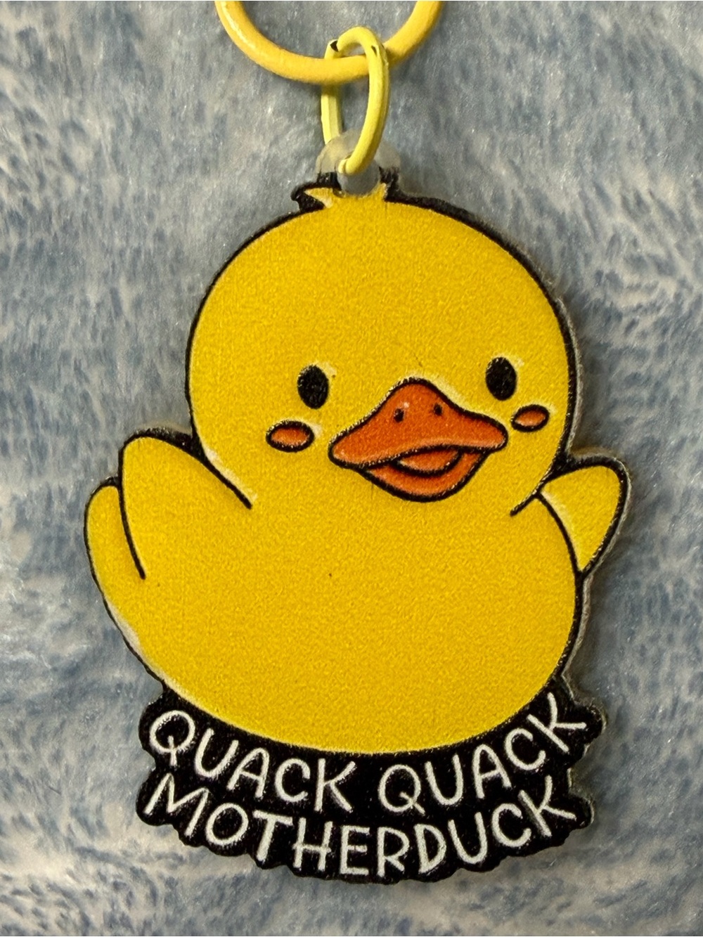 Quack Quack Motherduck Ducky Backpack Charm NWT